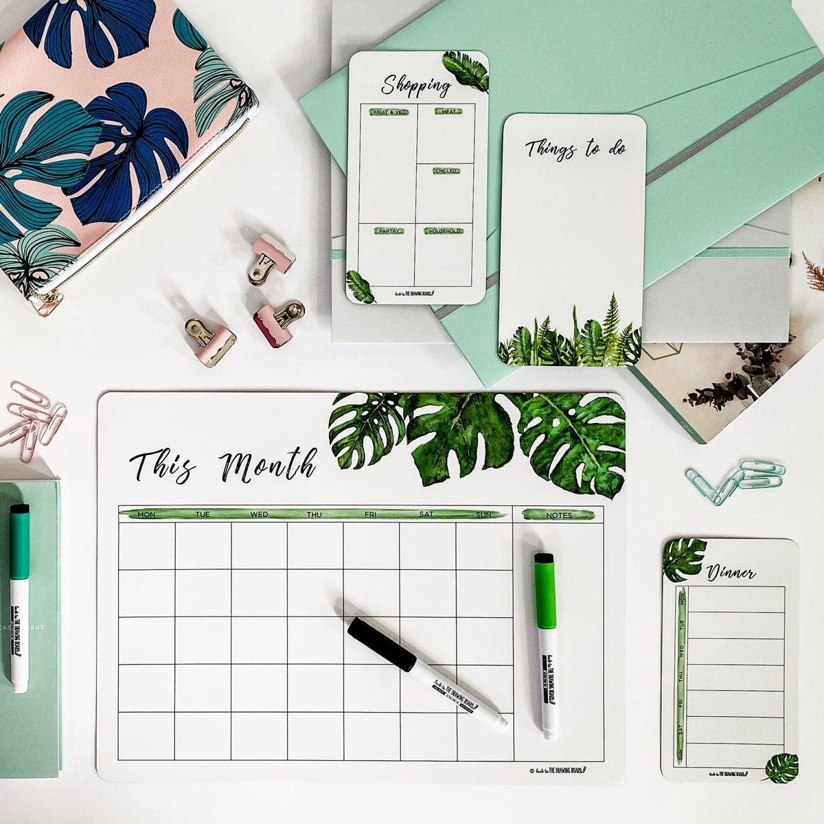 BOTANICAL MAGNETIC PLANNERS - Drawing Board Store