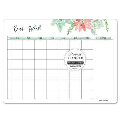FAMILY WEEK PLANNER  Succulents