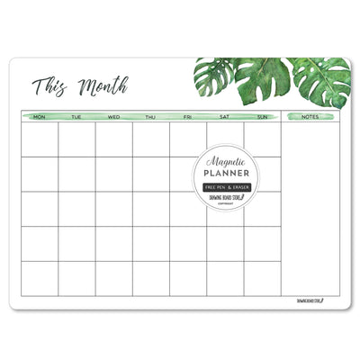 MONTHLY PLANNER   Monstera