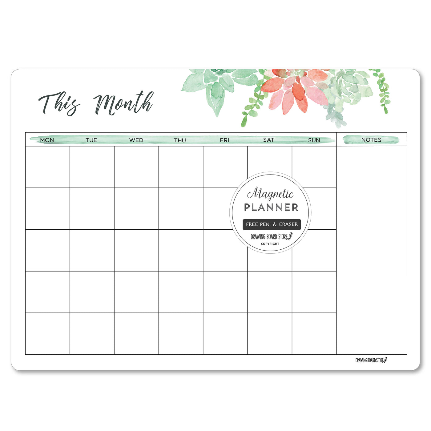 MONTHLY PLANNER  Succulents