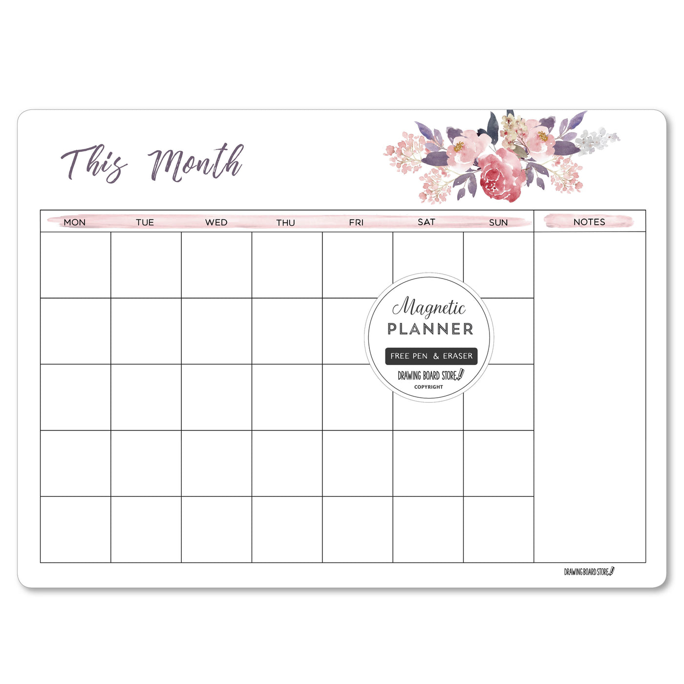MONTHLY PLANNER  Peonies