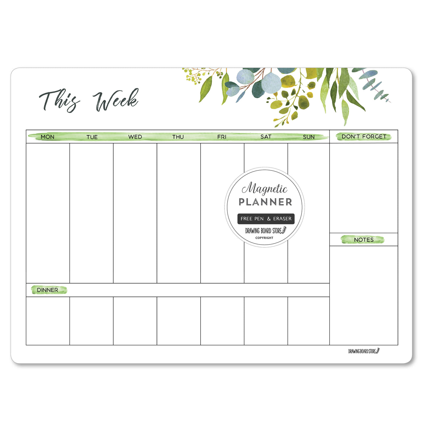 WEEKLY PLANNER   Eucalyptus